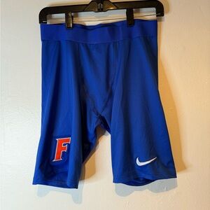 Nike Sample Florida Gators Digital Race Day Tight Half 10" Women's Lg Blue‎